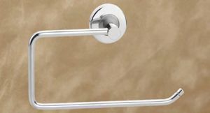 MISHWA PS106 24 PO DEMI ANNEAU DE SERVIETTE EN ACIER INOXYDABLE CP FINISH HEAVY DUTY COMMERCIAL POUR RESTAURANT BANQUET HAUT TRAFIC - Product Image 2