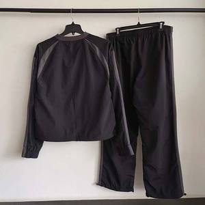 Nuevo Conjunto Deportivo de 2 Piezas con Capucha y Estampado, Chaqueta Cortavientos Holgada de Poliéster con Cremallera para Hombre - Product Image 6