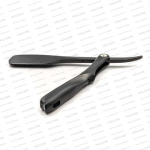 Navaja de Afeitar Japonesa Profesional Plegable |   Navaja de Afeitar Recta para Barbería, Negra, Vaslcare, al por Mayor - Product Image 4