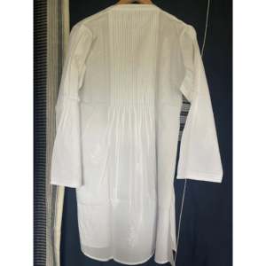 White on White Embroidered Beach <b>Cover</b>-<b>Up</b> Short Elegant <b>Swimwear</b> <b>Cover</b> <b>Ups</b> - Product Image 4