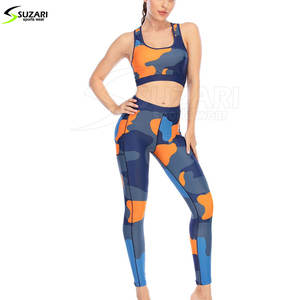Vente chaude Femmes Workout Fitness Yoga Set Top Tendance XXL Taille Haute Personnalisable Taille Plus Pris En Charge Pas Cher Prix De Gros - Product Image 3