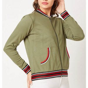 Blouson aviateur matelassé zippé de haute qualité pour femmes avec caractéristique respirante meilleure veste pour femmes - Product Image 2
