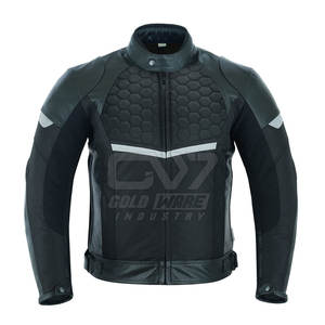 Veste de moto en cuir véritable de qualité supérieure, nouvelle arrivée, vente chaude, pour hommes, équipement de protection pour motards, armure CE - Product Image 1
