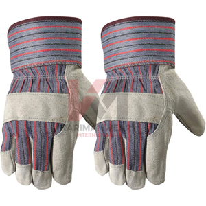 Guantes de Cuero Personalizados OEM al por Mayor, Entrega Rápida a Todo el Mundo, Guantes de Cuero de Protección al por Mayor para Manipulación Industrial - Product Image 1