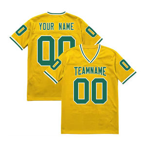 Maillot de football américain à impression numérique élégant OEM, entièrement personnalisable, respirant et écologique - Product Image 2