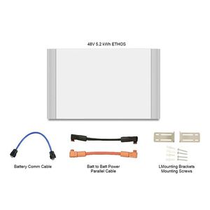 Système de stockage d'énergie hybride ETHOS EG4 18kPV 12kW 10.2kWh avec onduleur, protection IP65, connectivité réseau hybride empilable, 100Ah AC - Product Image 5