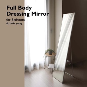 Miroir autoportant élégant et grand, idéal pour les vestiaires - Product Image 3