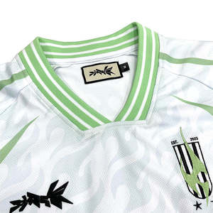 Custom Classic Oversized Retro Soccer Jersey Breathable Plus Size Polyester Mesh Heat-Transfer Printed Sports Uniform - Product Image 3