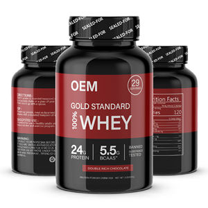 ผง100% เวย์โปรตีนสำหรับผู้ใหญ่อาหารเสริมโภชนาการสำหรับเล่นกีฬามาตรฐานทองคำ - Product Image 3
