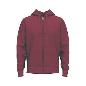 เสื้อฮู้ดมีซิปสำหรับ100% มีฮู้ดแบบปรับแต่งได้สำหรับผู้ชายผู้หญิงผ้าฝ้ายมีซิปมีฮู้ด - Product Image 1