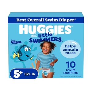 Pañales de Bebé Huggies Little Swimmers Suministrados por la Fábrica, Pantalones de Natación Impermeables, Cómodos y Flexibles para Bebés - Product Image 5