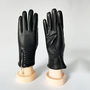 ถุงมือหนังแท้สำหรับทุกเพศถุงมือหนังแท้สำหรับฤดูหนาวผ้าถักหน้าจอสัมผัสทันสมัย - Product Image 2