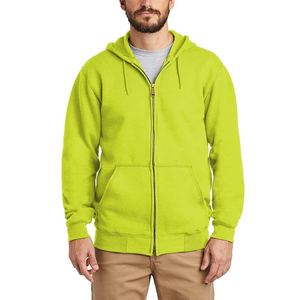 Sudaderas con Capucha y Cremallera para Hombre, 100% Algodón, Secado Rápido, Transpirables, Ligeras, Mangas Completas, Impresión de Logotipo Personalizado, Ropa Urbana para Invierno - Product Image 1