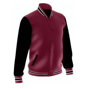 025 Hommes Custom Letterman Street Wear Veste en toile Couleurs personnalisées Manches longues Col montant Vente en gros Saison d'hiver - Product Image 6
