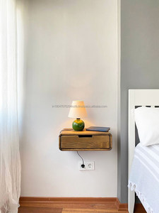 Mesita de noche flotante moderna, 1-4 cajones, muebles de dormitorio de almacenamiento de madera ecológicos hechos a mano para sala de estar y oficina en casa - Product Image 2