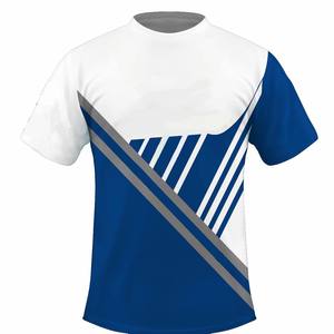 Camiseta de entrenamiento deportivo Unisex, camiseta de punto sólido personalizada para hombre, camiseta de tenis de voleibol de alta calidad, camiseta de poliéster de secado rápido - Product Image 4