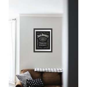 Art mural en verre moderne Jack Daniel's Spiegel Black Label XL-30x40 cm - Product Image 1
