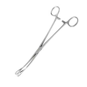 Forceps de vendaje recto y curvo de acero inoxidable Foerster Clip de sujeción de esponja - Product Image 6