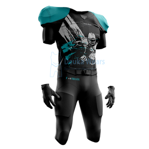 OEM Vente en gros Conception personnalisée Uniforme de football américain de haute qualité pour les jeunes Fabriqué avec du tissu en polyester et en élasthanne - Product Image 2