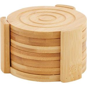 Posavasos de madera de acacia de fábrica personalizado de diseño rústico y venta al por mayor, posavasos de madera de nogal, posavasos de haya para taza de té y café - Product Image 6