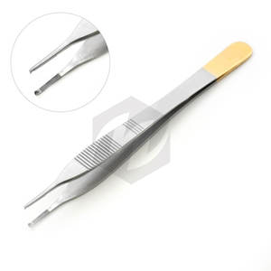 Pince en carbure de tungstène Adson à usage professionnel 1x2 dents 6 pouces Instruments chirurgicaux en acier inoxydable antirouille Source d'alimentation manuelle - Product Image 6