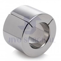 Penggantung Skrotum Berat 50x35mm, Peregang Penis Magnetik, Sumbat Anal Baja Tahan Karat, Liontin Bola Manual untuk Terapi Pijat Pria Dewasa