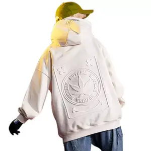 เสื้อฮู้ดผ้าฟลีซสำหรับใส่ได้ทั้งชายและหญิงเสื้อมีฮู้ดผ้าขนแกะไซส์ใหญ่พิเศษเป็นมิตรกับสิ่งแวดล้อมระบายอากาศได้ดีปรับแต่งโลโก้ได้จากโรงงาน - Product Image 3