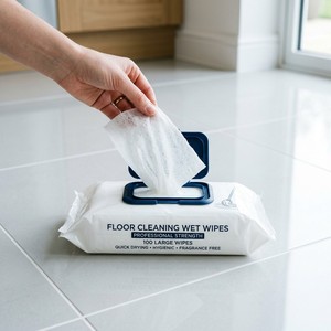 Toallitas de Limpieza para Pisos de Uso Pesado de Alemania - Toallitas Húmedas Desechables - Product Image 1