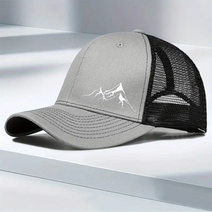 Gorra de béisbol de tamaño ajustable Unisex, gorra de camionero, malla trasera, actividad al aire libre, protección solar, gorra informal, Primavera/otoño, viajes, Playa - Product Image 2