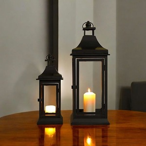 Romantic <b>Dinner</b> Ornament Creative Iron Metal <b>Candle</b> Holder Fancy Iron Lantern Jar <b>Candle</b> Light Room - Product Image 3