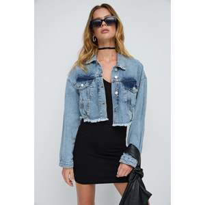 Veste en jean courte - Product Image 1