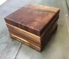 Wooden <b>Coaster</b> <b>Set</b> Elegant Durable and Stylish walnut <b>coasters</b> premium quality <b>coaster</b> by crescent crafts - Product Image 4