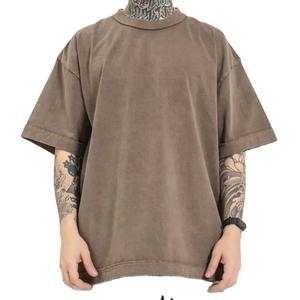Camiseta de verano para hombre, camiseta ecológica de secado rápido con estampado de algodón 100% holgado liso sin mangas de calidad de 280gsm - Product Image 2