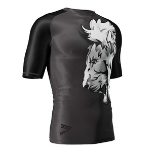 เสื้อรัดกล้ามเนื้อแขนครึ่งแขนเสื้อสำหรับฝึกยิมไม่มีจีบีหรูหรา - Product Image 2