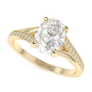 2.00CT Oval Cut Diamond Anniversary <b>Ring</b> For Women - Product Image 2