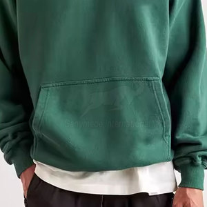 Sudadera con Capucha Premium de Corte Cuadrado, Sudadera con Capucha de Algodón Suave de Talla Grande para Hombre, Sudaderas con Capucha de Corte Cuadrado en Existencia - Product Image 3