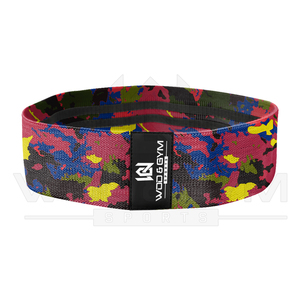 Bandas elásticas antideslizantes personalizadas para entrenamiento, bandas de yoga, última tendencia, bucle de impresión completo, bandas de ejercicio de resistencia para botín de cadera hechas - Product Image 5