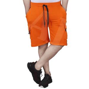 Pantalones cortos deportivos para hombre con logotipo personalizado de alta calidad 100% algodón multibolsillo de lana de peso pesado Color sólido Nuevo diseño - Product Image 1