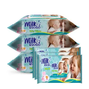 Jinhua 10 Jaar Fabriek Groothandel Goedkope 80 Stuks 100Pcs Babyverzorging Andere Natte Doekjes Deksel Natte Doekjes Individuele Verpakking