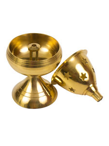 Akhand Diya with Stand for Pooja Traditional Long <b>Burning</b> <b>Oil</b> <b>Lamp</b> for Home Mandir Temple Festivals & Daily Worship - Product Image 2