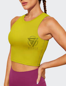 2025 femmes récolte gilet haute qualité 100% coton personnalisable Logo élégant Sexy été Style maille confortable Offre Spéciale produit - Product Image 1