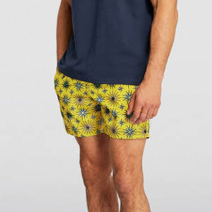 Pantalones cortos de playa de estilo callejero para hombre, superventas, Color personalizable, patrón sólido, poliéster transpirable, cintura media - Product Image 4