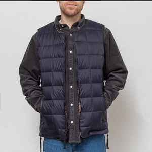 Wholesale High Quality Custom Utility Work Sleeveless Jacket Vest Winter Reversible Fleece Vest for Men - Product Image 5