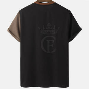 Nouveaux vêtements de haute qualité pour hommes en gros à manches courtes 100% coton t-shirts vente directe d'usine t-shirt décontracté - Product Image 2