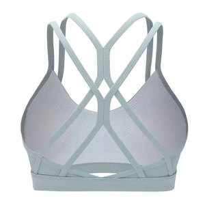 Sujetador deportivo profesional de alta calidad con estampado de logotipo personalizado, talla XS, alto soporte, sin costuras, para mujer, para Yoga y Fitness, 2024 - Product Image 5