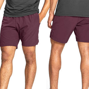 กางเกงขาสั้นเล่นยิมของผู้ชายกางเกงขาสั้นสำหรับวิ่งแห้งเร็วระบายอากาศได้ดีสีพื้น - Product Image 5