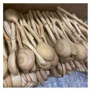 Natural <b>Wood</b> Spoon Set Vietnam Supplier Eco-Friendly <b>Cooking</b> and Serving <b>Utensils</b> Handmade for Global Export Market - Product Image 3