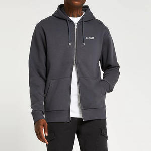 High Quality Wholesale Customized Logo Zipper-Up <b>Hoodies</b> <b>For</b> Men Oversize Solid Color Men's Hoodie Cheap Rate/Factory Price 2026 - Product Image 1