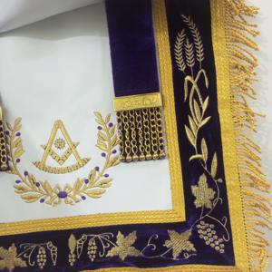 DELANTAL MAESTRO PASADO LODGE BORDADO TOTALMENTE A MANO - Product Image 4