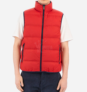 Custom Men's <b>Lightweight</b> Quilted Polyester Windbreaker Jacket Breathable Winter Outer Wear Stand Collar Zipper Anti-Wrinkle - Product Image 1